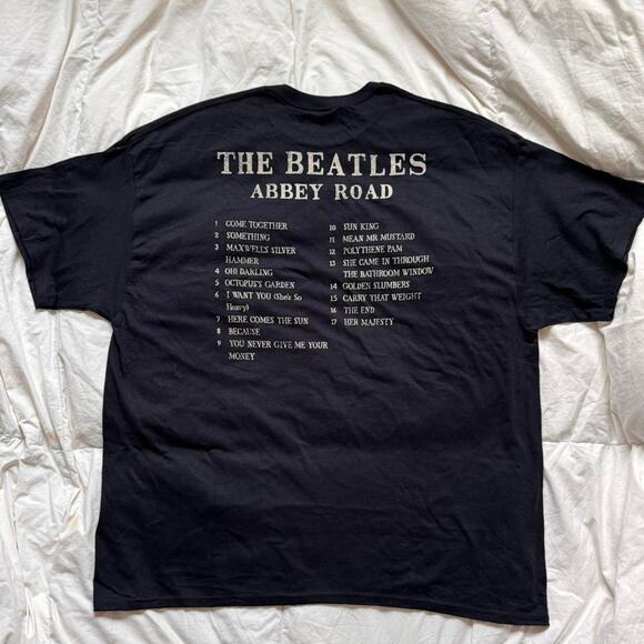 The beatles abbey road graphic band tee sz XL casual short sleeve t shirt grunge - Picture 7 of 8